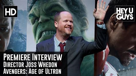 Director Joss Whedon Interview Avengers Age Of Ultron Premiere Youtube