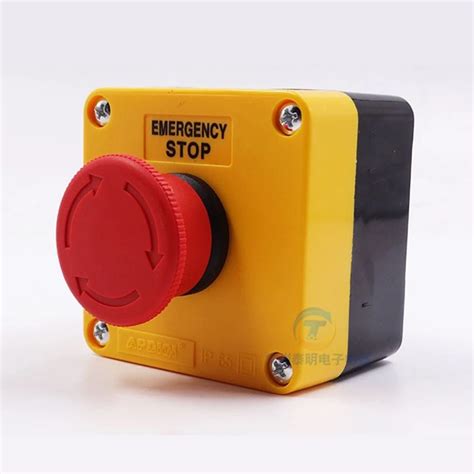 660v 10a Plastic Shell Red Mushroom Emergency Stop Push Button Switch