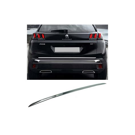 Peugeot Suv Chrome Rear Strip Trunk Tuning Lid M Boot