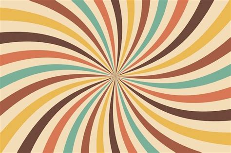 Abstract Vintage Retro Sunburst Rays Background