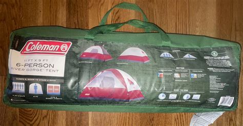 Coleman 6 Person 11x9 River Gorge Tent Sidelineswap