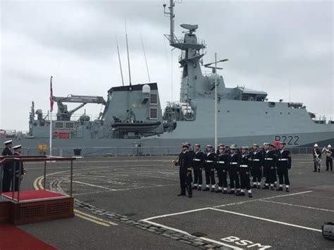 British Royal Navy Commissions First River Class Opv Hms Forth Naval