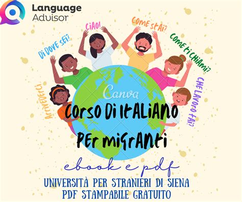 Corso Di Italiano Per Migranti Ebook Language Advisor