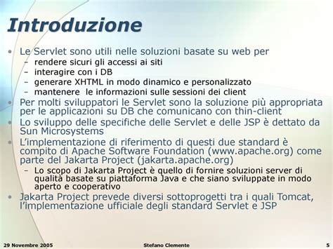 Tecnologie Lato Server Servlet Ppt Scaricare