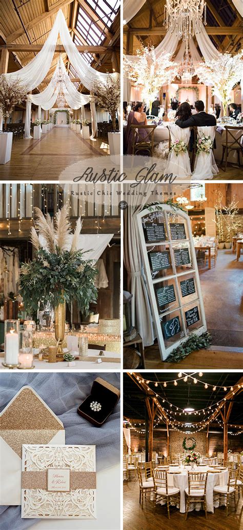 6 Inspiring And Trending Modernized Rustic Chic Wedding Theme Ideas