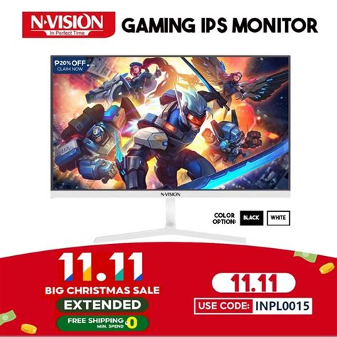 Nvision Ips Monitor Hz X P Flat Fhd Gaming Monitor