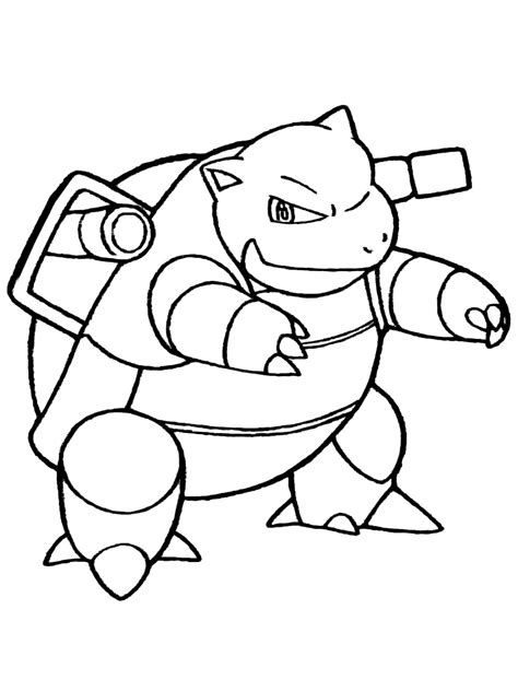 Tortank Coloriage Gratuit Tous Les Coloriages Pokemon Pour Enfants