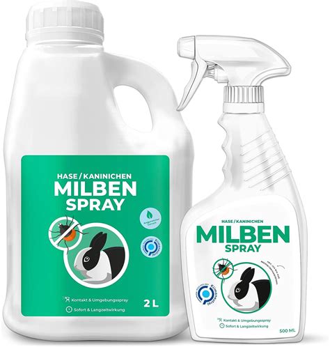 Silberkraft Milbenspray Hase Kaninchen 2 L 500 ml zuverlässiger