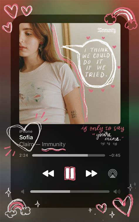 Sofia - Clairo, Immunity Album Cover Doodle