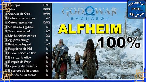 Alfheim 100 Todos los Coleccionables God of War Ragnarök YouTube