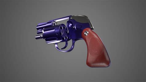 3d Model Guido Mista Revolver Sex Pistols Stand Vr Ar Low Poly Cgtrader