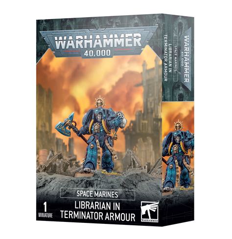 Warhammer K Space Marine Librarian In Terminator Armor Valhalla Hobby