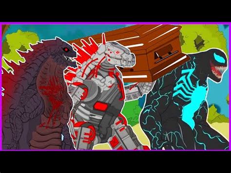 ALPHA Godzilla EXE 2021 VS BABY BIG MechaGodzilla VS MEGA BLUE Venom