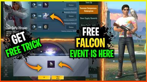 PUBG Mobile Lite FREE FALCON Event Is Here How To Get Free Falcon