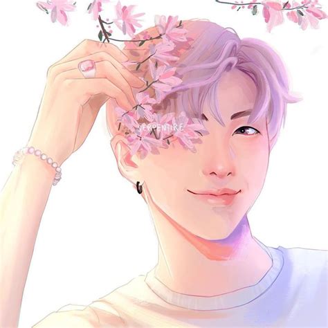 Serpentire On Instagram Namjoon Rm Bts Fanart Anime Hair Anime