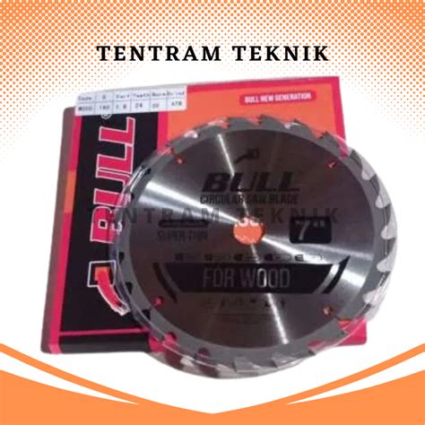 Jual Mata Gergaji 7 X 24T Bull Circular Saw Blade 7 X 24 Bull Mata