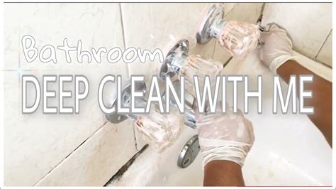 Deep Clean Bathroom With Me Bathroom Organize And Declutter Extreme