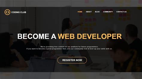 Create Website With Sliding Text Using Only HTML CSS