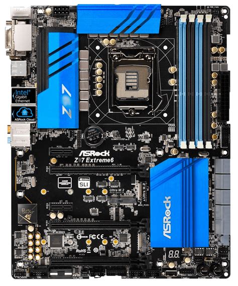 Asrock Z97 Extreme6 Motherboard Capable Of Supporting M 2 Ngff Ssd With Speeds Up To 32gb S