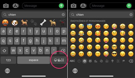 Tutoriel iOS 14 comment chercher des émojis dans le clavier sur