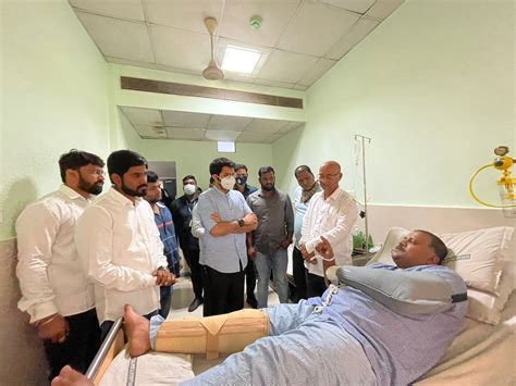 Aaditya Thackeray Meets Matheran Corporator Prasad Sawant Who Was