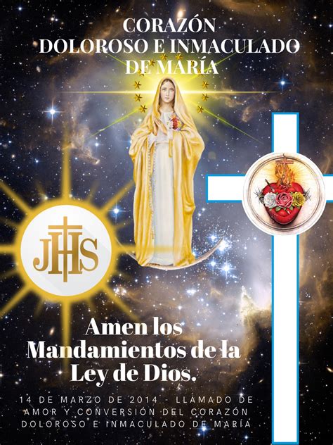 Primer Mandamiento Apostolado De Los Sagrados Corazones Unidos De