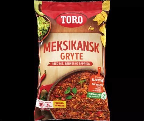 Meksikansk Gryte Familiepakning TORO