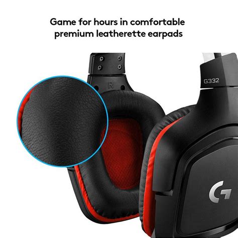 Headset Gaming Logitech G332 Transductores 50mm 3 5mm Jack Giratorio Pc Mac Xbox One Ps5