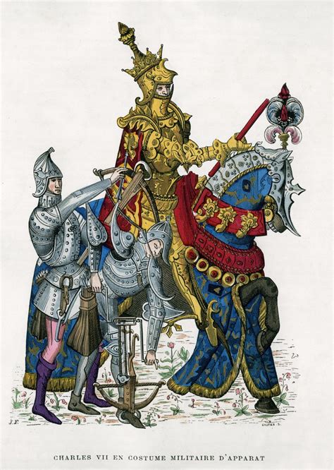 Charles Vii On Horseback In Full Armor Posters And Prints By Corbis