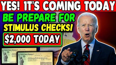 Yes It S Coming Today Be Prepare For Stimulus Checks For Social