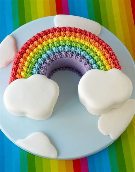 How To Make A Rainbow Shaped Cake