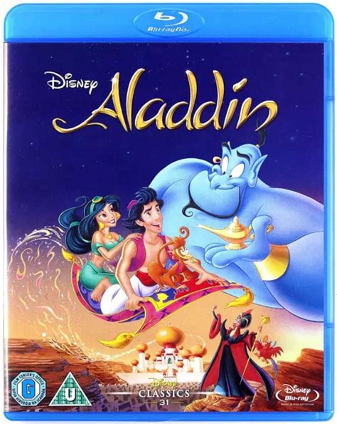 Aladdin Disney Animation W Voice Of Robin Williams Bluray Eur