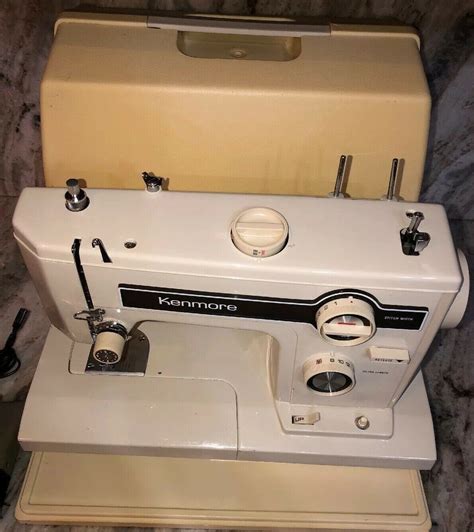 Kenmore Sears Model Sewing Machine W Case Foot Pedal Rare