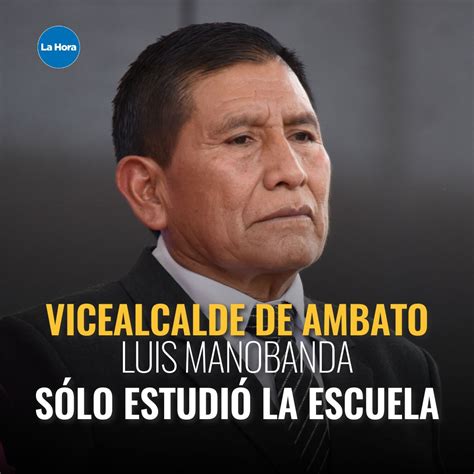 La Hora Tungurahua On Twitter Ambato La Segunda Autoridad De La