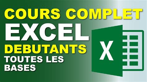 Excel Pour Débutants Apprenez Tout En Moins De 60 Minutes Youtube