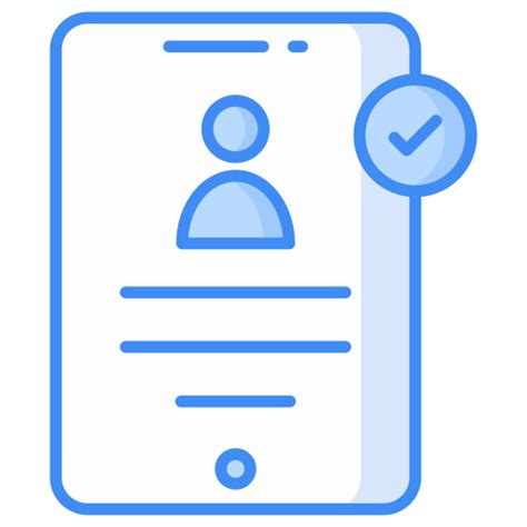 Online Registration Generic Blue Icon