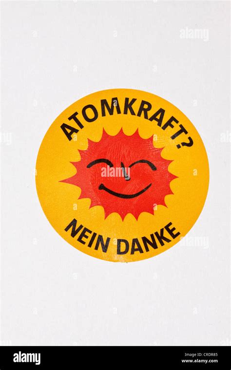 Deutsche Aufkleber Atomkraft Nein Danke Atomkraft Nein Danke