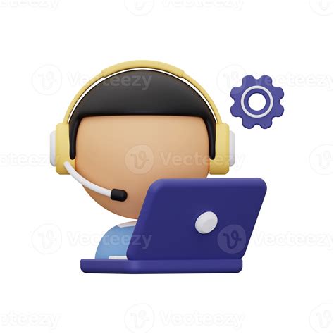 3d Customer Service Icon 10872489 Png