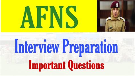 Afns Interview Preparation Afns Interview Important Questions Youtube