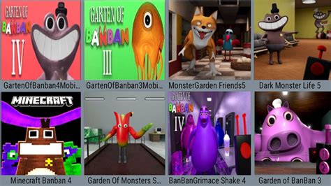 Grimace Monster Scary Garten Of Banban Minecraft Doovi Hot Sex Picture