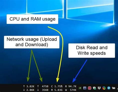 Taskbar Stats Is An Open Source Tool That Displays Your Computers