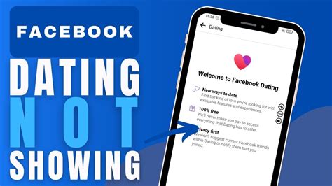 How To Fix Facebook Dating Not Showing Problem Solved Youtube