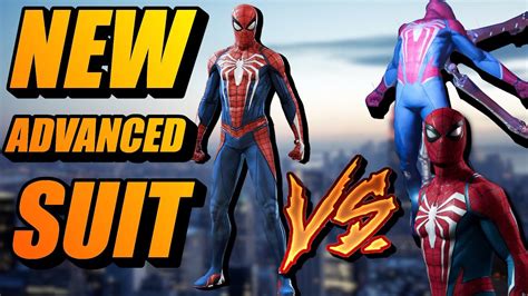 New Advanced Suit Comparison Marvel S Spider Man Spiderman