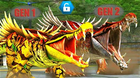 UNLOCK KAPROSUCHUS GEN 1 AND GEN 2 JURASSIC WORLD YouTube