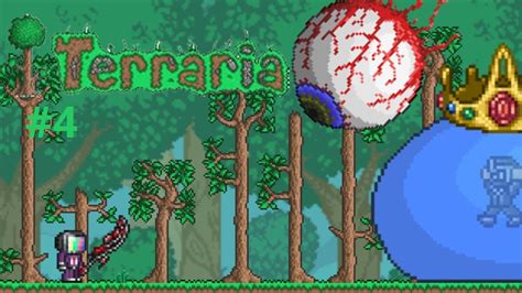 Batalla Contra El Ojo Y El Rey Slime Terraria YouTube