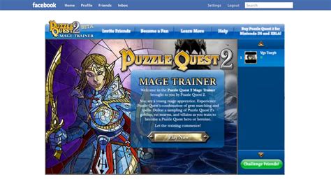 Runstrong: Puzzle Quest 2 for Facebook