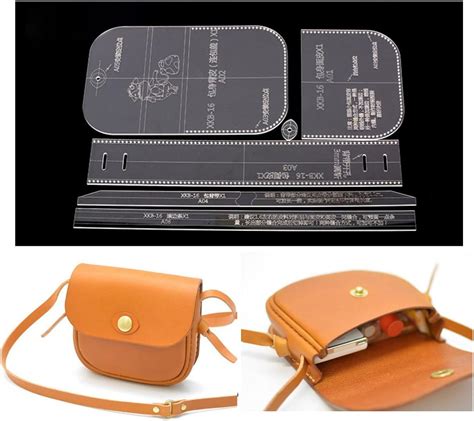 NW Shoulder Bag Acrylic Template Leather Pattern Acrylic Leather