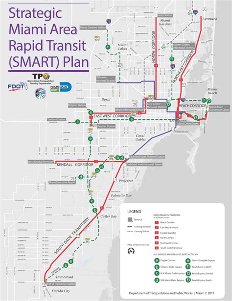 Tri Rail Metrorail Miami Map