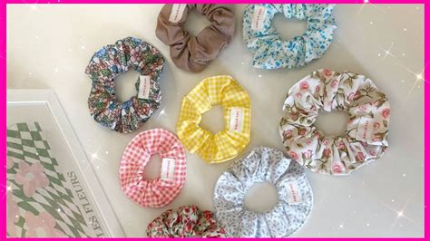 Cómo hacer Scrunchie Coleteros o Moñas Aprovecha tus Retazos de Tela