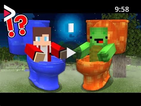 JJ And Mikey Became Scary SKIBIDI TOILET Lava Water In Minecraft